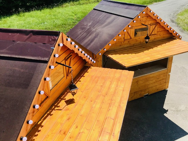 chalet pliable en rondin Structura location vente